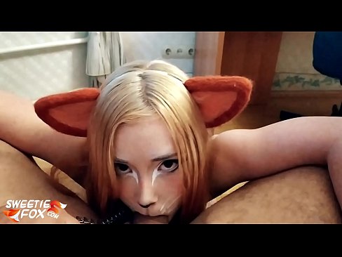 ❤️ Kitsune gbe dick ati pẹlu ni ẹnu rẹ ❌ Ohun onihoho didara ❌